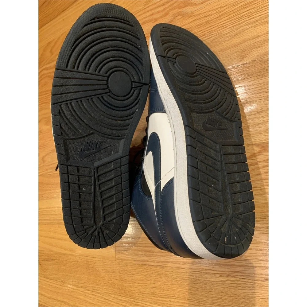 NIKE AIR JORDAN 1 MID RETRO OG ARMORY NAVY‎ SZ 14 554724-411